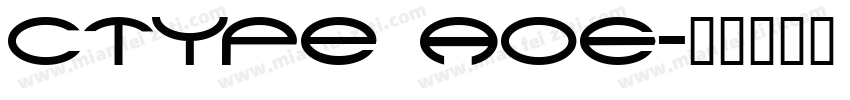 CType AOE字体转换